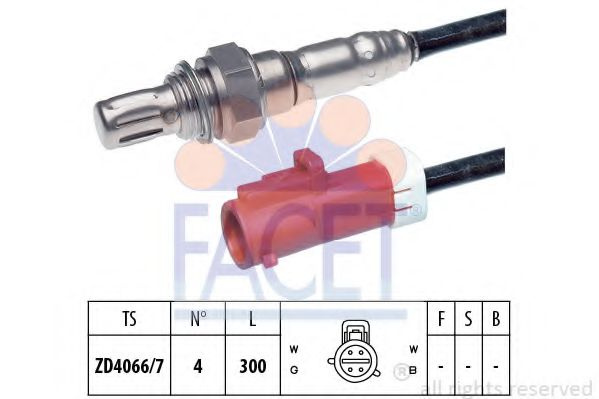 Sonda Lambda FORD KA (RB) (1996 - 2008) FACET 10.7687 piesa NOUA