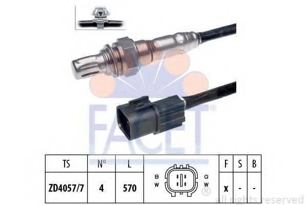 Sonda Lambda KIA SORENTO I (JC) (2002 - 2009) FACET 10.7510 piesa NOUA