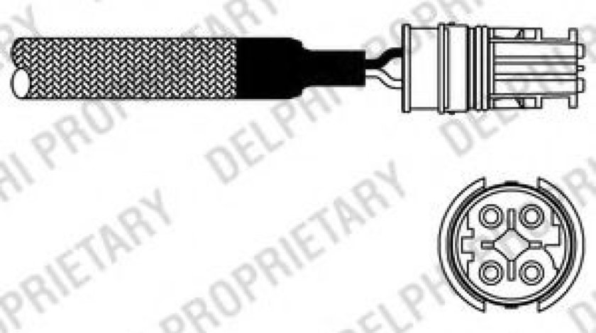 Sonda Lambda LAND ROVER RANGE ROVER III (LM) (2002 - 2012) DELPHI ES10983-12B1 piesa NOUA