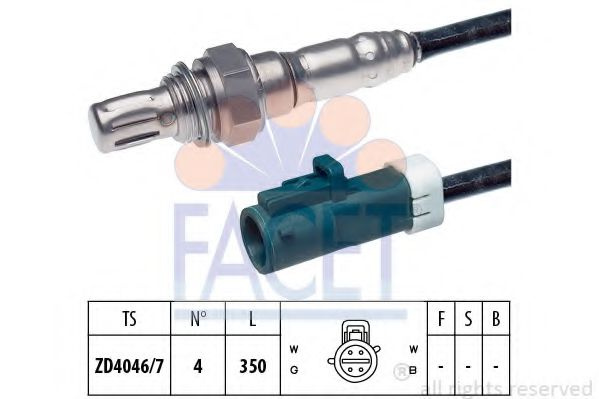 Sonda Lambda MAZDA 2 (DY) (2003 - 2016) FACET 10.7679 piesa NOUA