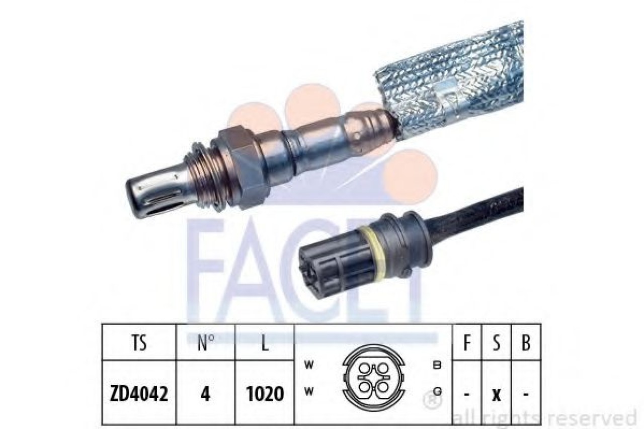 Sonda Lambda MERCEDES CLK (C208) (1997 - 2002) FACET 10.7957 piesa NOUA