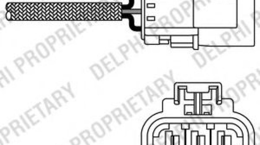 Sonda Lambda NISSAN MICRA II (K11) (1992 - 2003) DELPHI ES10456-12B1 piesa NOUA