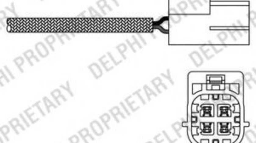 Sonda Lambda NISSAN MICRA II (K11) (1992 - 2003) DELPHI ES20220-12B1 piesa NOUA