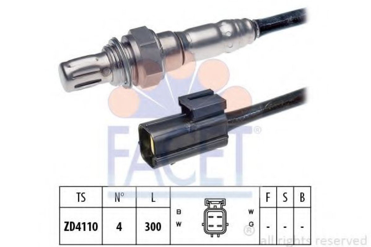 Sonda Lambda NISSAN MICRA III (K12) (2003 - 2010) FACET 10.8106 piesa NOUA