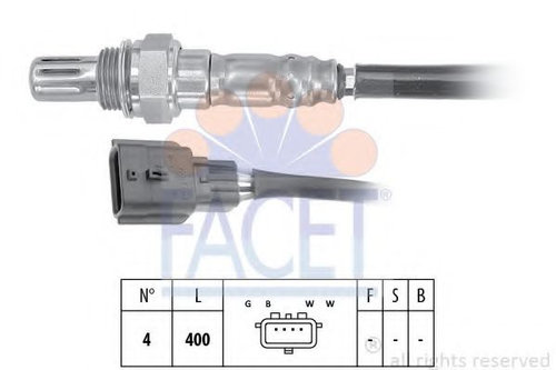 Sonda Lambda NISSAN NOTE (E12) (2013 - 2016) FACET 10.8225 piesa NOUA
