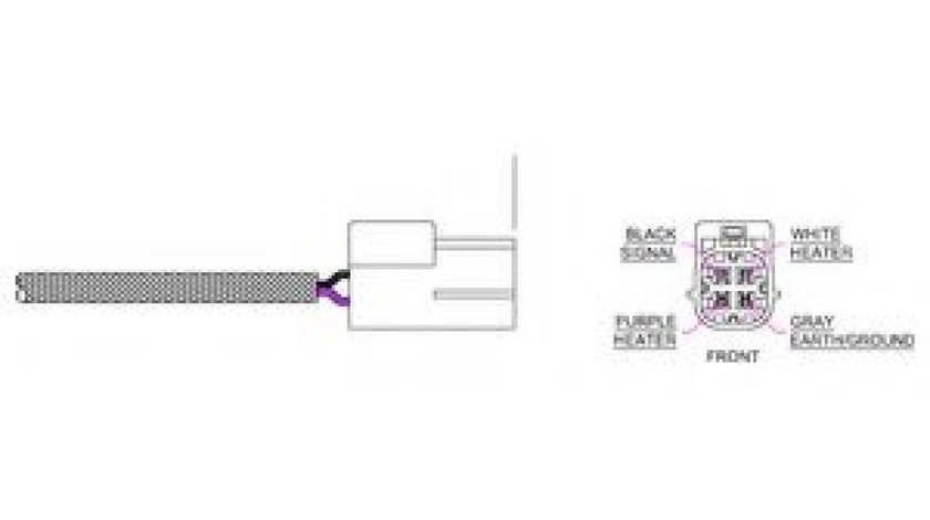 Sonda Lambda NISSAN PATHFINDER III (R51) (2005 - 2012) DELPHI ES20172-12B1 piesa NOUA