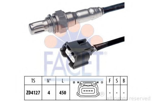 Sonda Lambda NISSAN QASHQAI / QASHQAI +2 (J10, JJ10) (2007 - 2013) FACET 10.8178 piesa NOUA