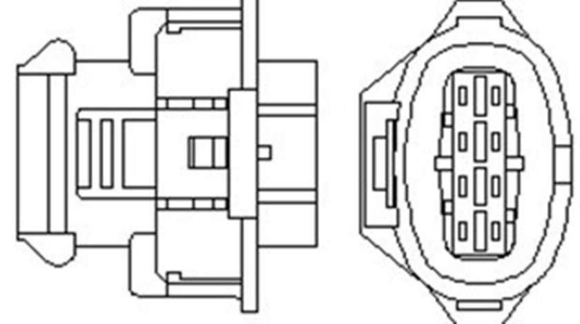 Sonda lambda OPEL ASTRA G, ASTRA H, ASTRA H GTC, CORSA C, MERIVA A, SIGNUM, TIGRA, VECTRA B, VECTRA C, VECTRA C GTS, ZAFIRA A; SAAB 9-3 1.8 intre 1995-2015