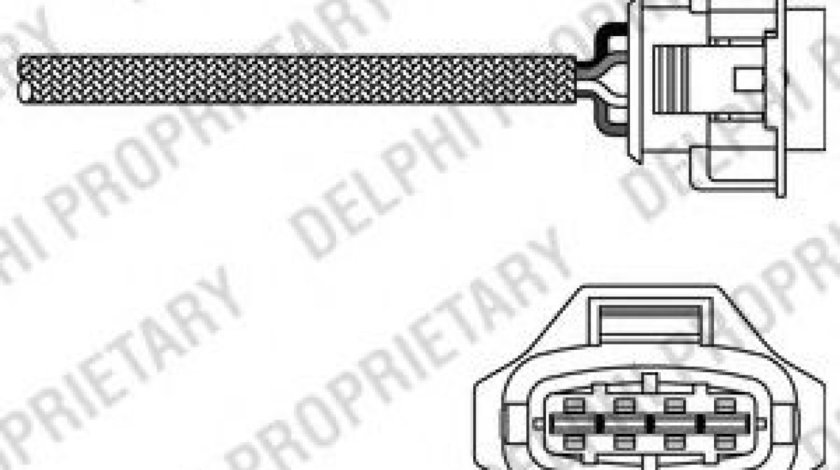 Sonda Lambda OPEL ASTRA G Cabriolet (F67) (2001 - 2005) DELPHI ES10791-12B1 produs NOU