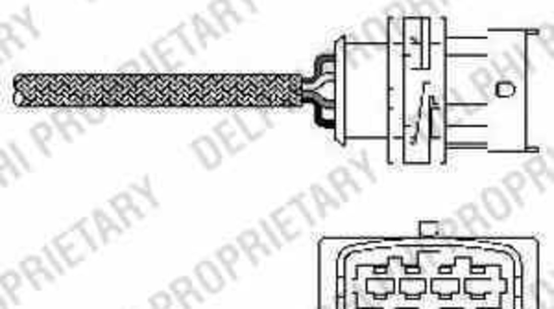 Sonda Lambda OPEL ASTRA G combi F35 DELPHI ES10789-12B1