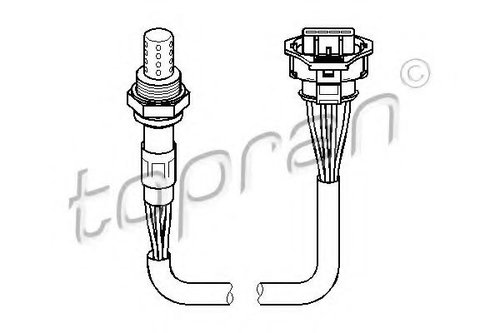 Sonda Lambda OPEL ASTRA G Cupe (F07) (2000 - 2005) TOPRAN 206 629 piesa NOUA