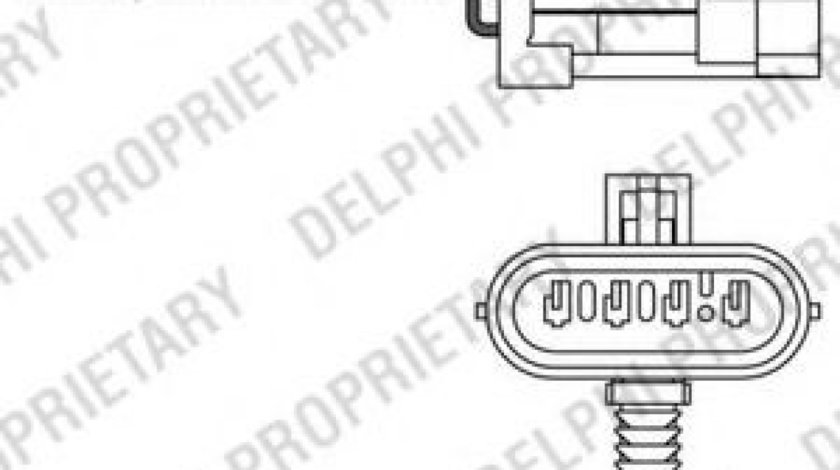Sonda Lambda OPEL ASTRA G Hatchback (F48, F08) (1998 - 2009) DELPHI ES20135-12B1 produs NOU