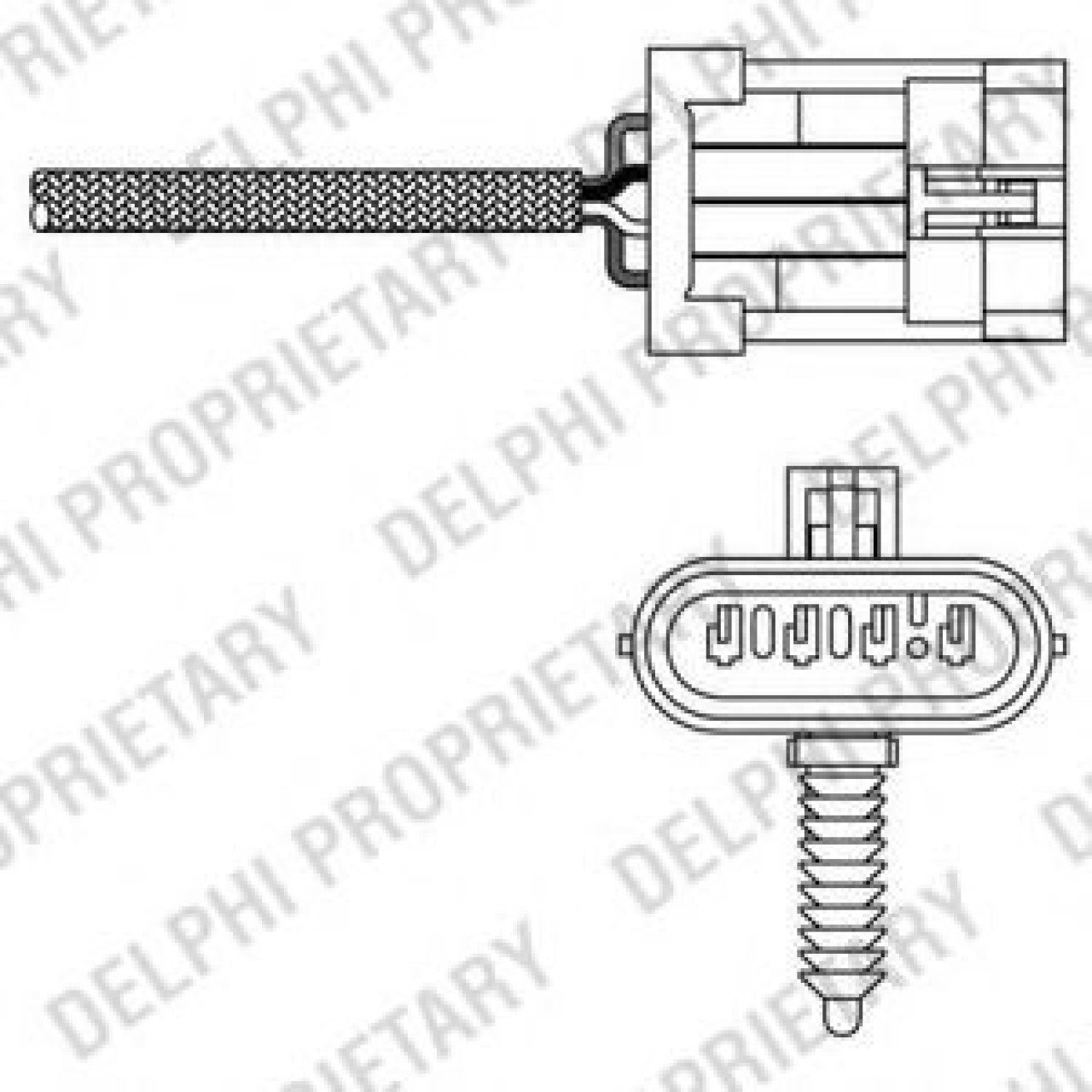 Sonda Lambda OPEL ASTRA G Limuzina (F69) (1998 - 2009) DELPHI ES20135-12B1 piesa NOUA