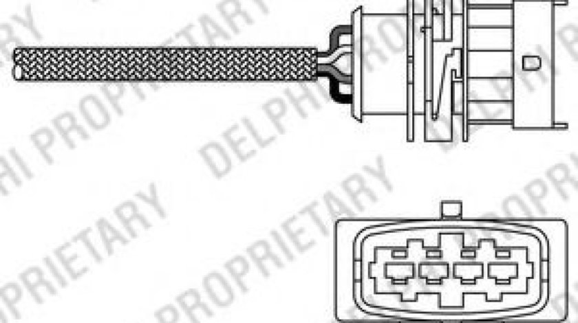 Sonda Lambda OPEL CORSA C (F08, F68) (2000 - 2009) DELPHI ES20291-12B1 piesa NOUA