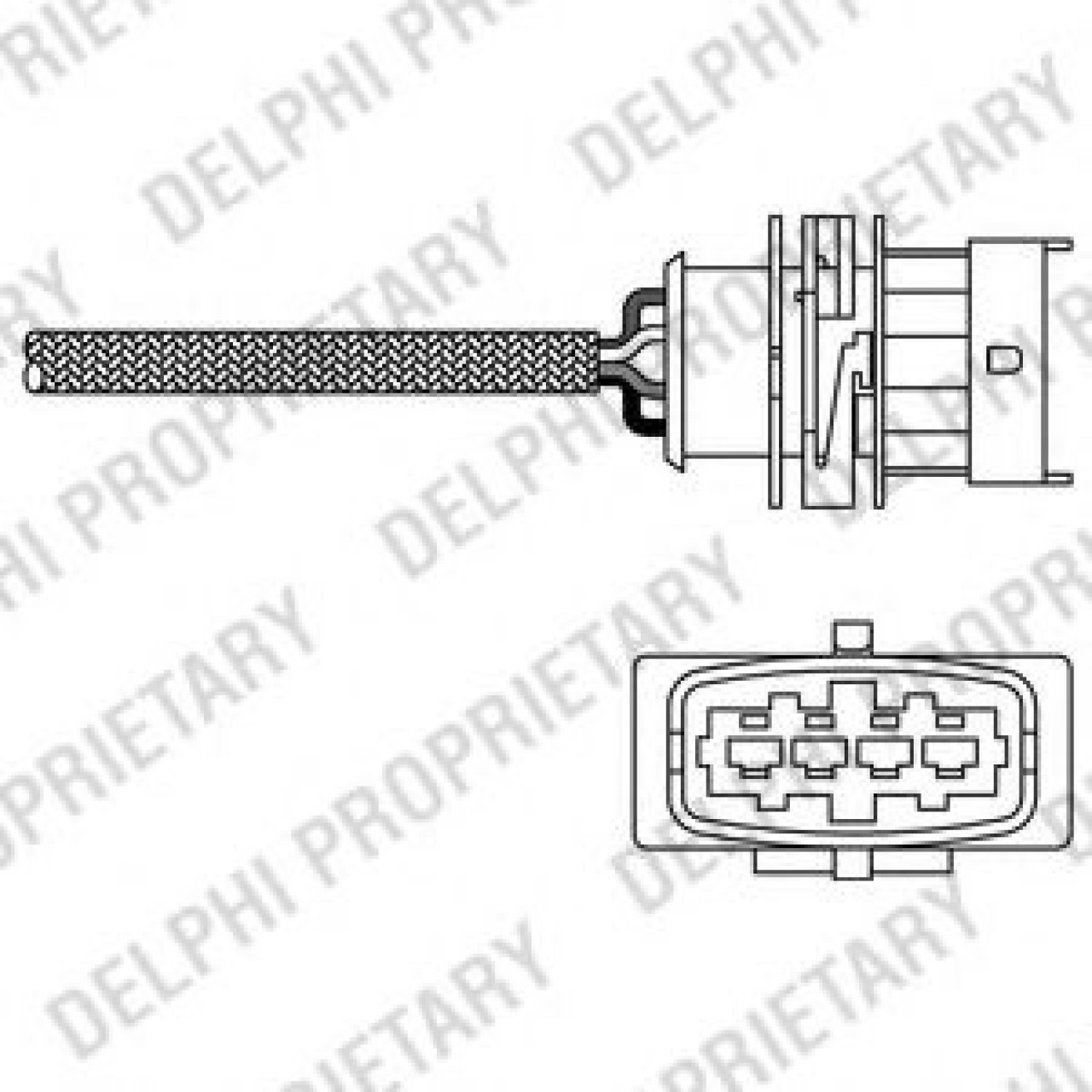 Sonda Lambda OPEL VECTRA C GTS (2002 - 2016) DELPHI ES20291-12B1 piesa NOUA