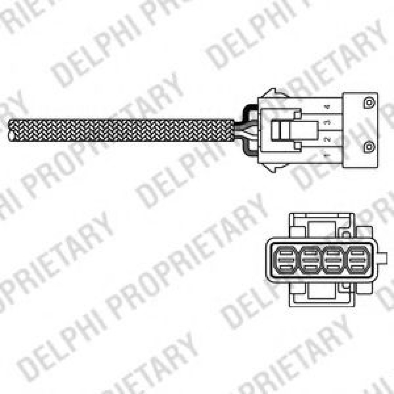 Sonda Lambda OPEL VECTRA C GTS (2002 - 2016) DELPHI ES10795-12B1 piesa NOUA