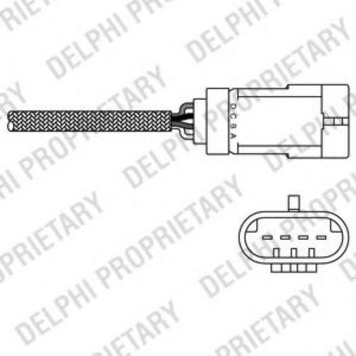 Sonda Lambda OPEL VIVARO platou / sasiu (E7) (2006 - 2014) DELPHI ES20311-12B1 piesa NOUA