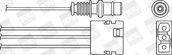 Sonda Lambda (OZH016 BER) MERCEDES-BENZ