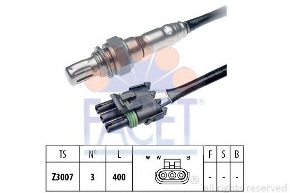 Sonda Lambda RENAULT CLIO I (B/C57, 5/357) (1990 - 1998) FACET 10.7060 piesa NOUA