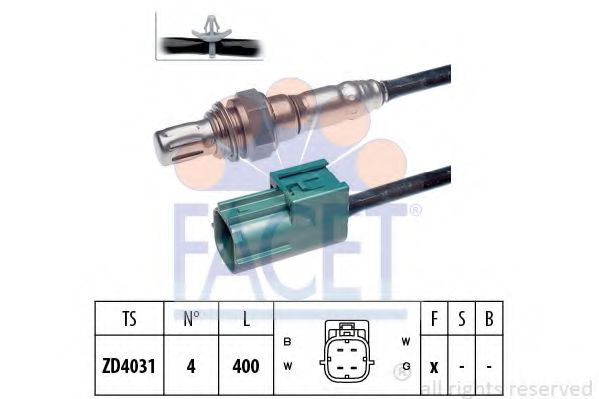 Sonda Lambda RENAULT ESPACE IV (JK0/1) (2002 - 2015) FACET 10.7759 piesa NOUA