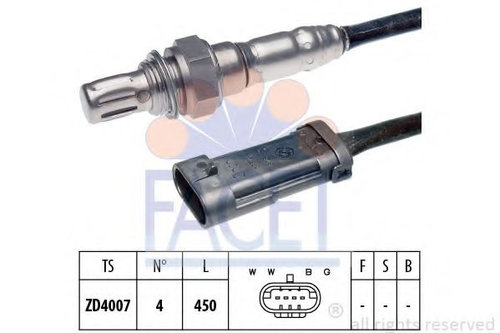 Sonda Lambda RENAULT KANGOO (KC0/1) (1997 - 2007) FACET 10.7594 piesa NOUA