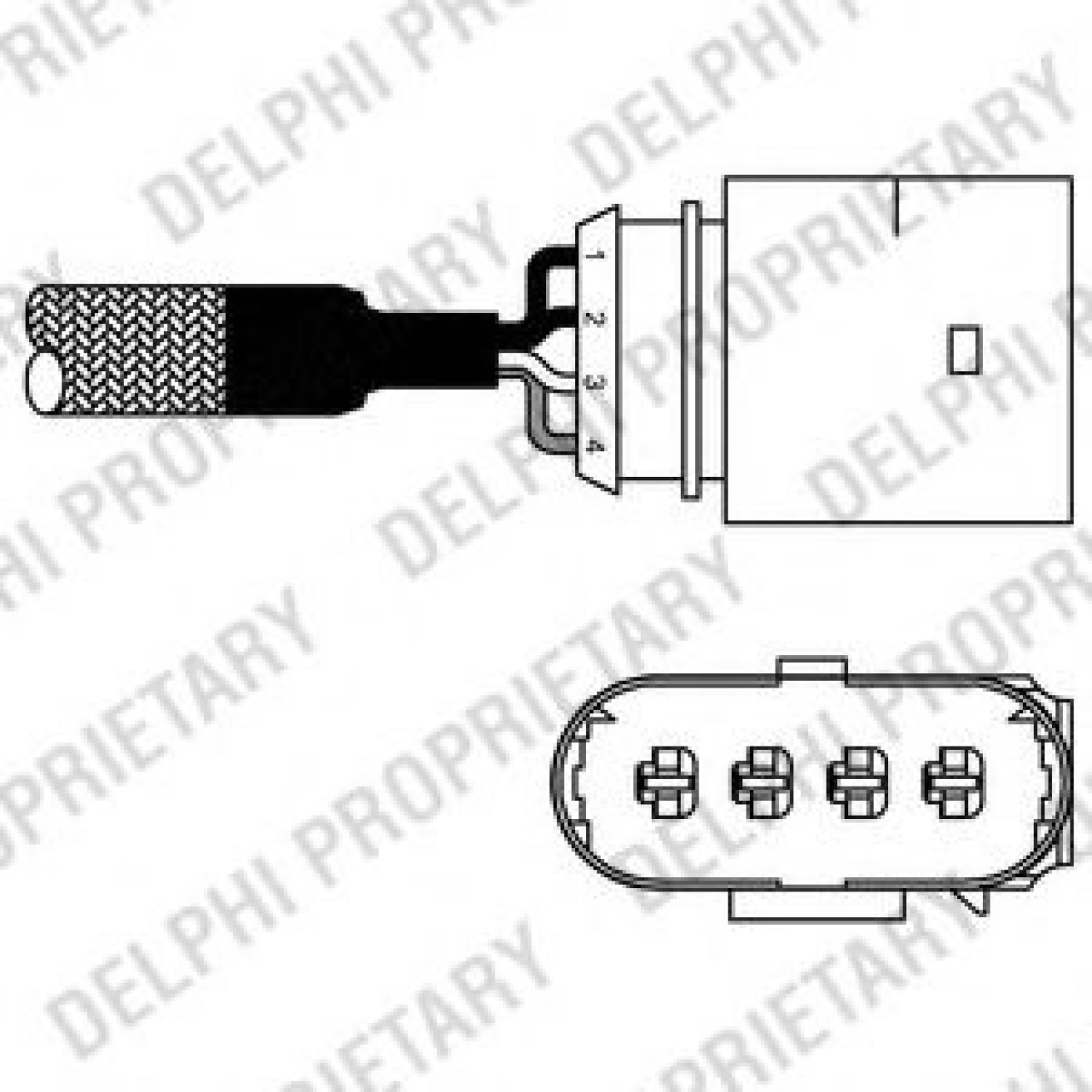 Sonda Lambda SEAT ALHAMBRA (7V8, 7V9) (1996 - 2010) DELPHI ES10981-12B1 piesa NOUA