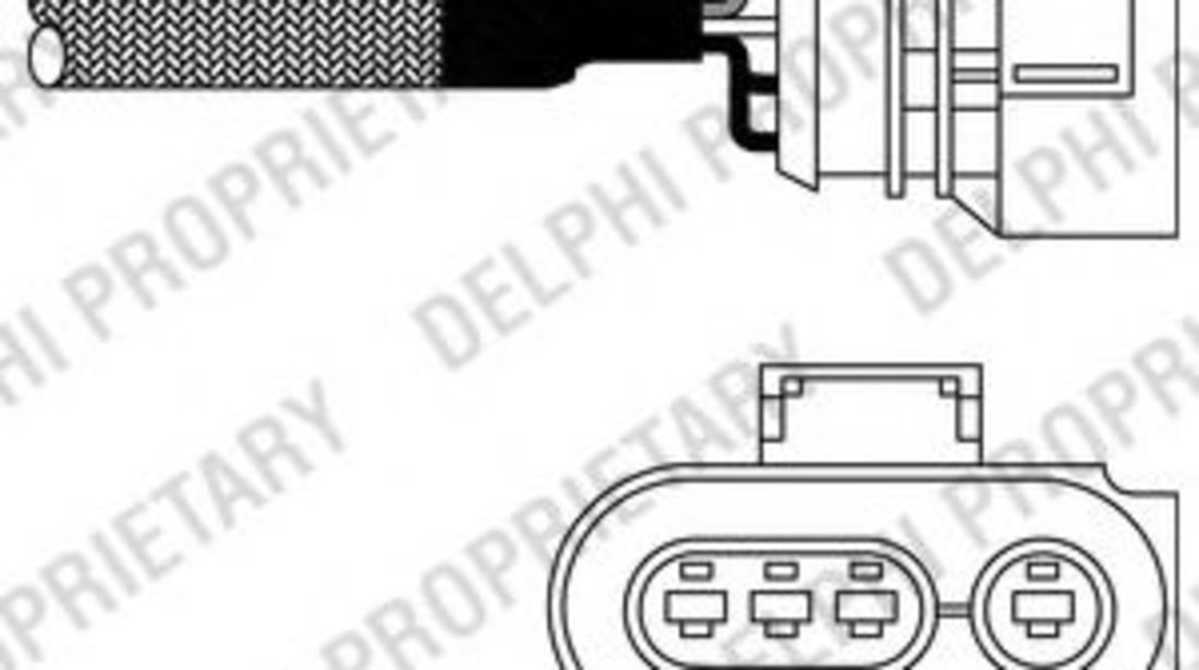 Sonda Lambda SEAT CORDOBA (6K1, 6K2) (1993 - 1999) DELPHI ES10967-12B1 piesa NOUA