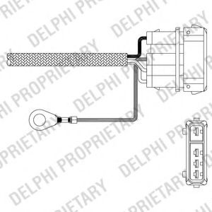Sonda Lambda SEAT TOLEDO I (1L) (1991 - 1999) DELPHI ES11010-12B1 piesa NOUA