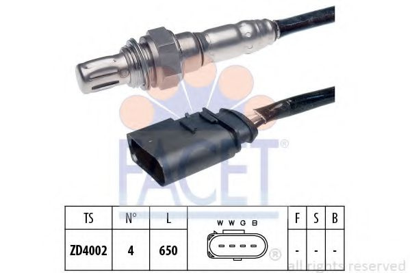 Sonda Lambda SKODA FABIA II (2006 - 2014) FACET 10.7585 piesa NOUA