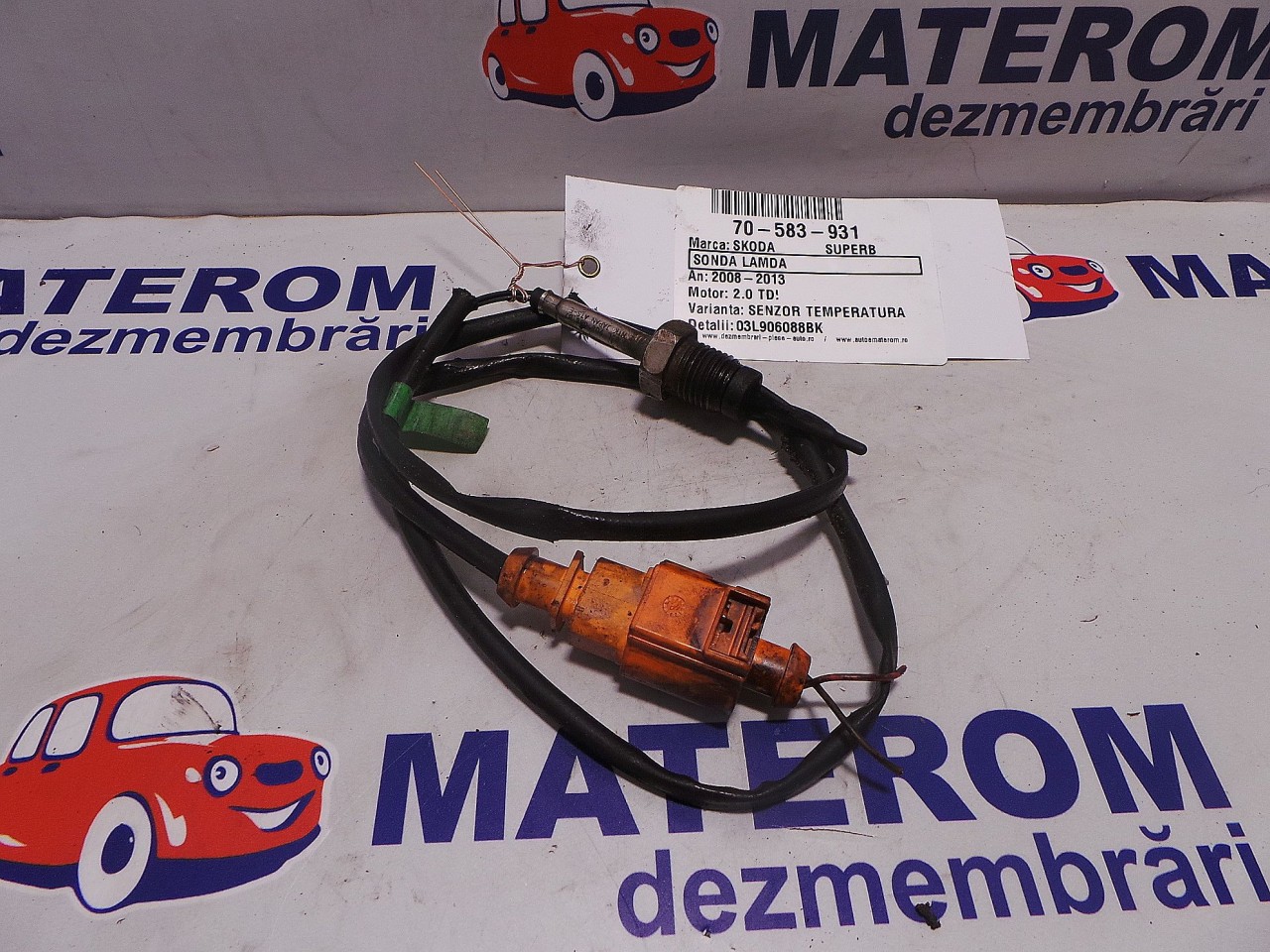 SONDA LAMBDA SKODA SUPERB 2.0 TDI - (2008 2013)