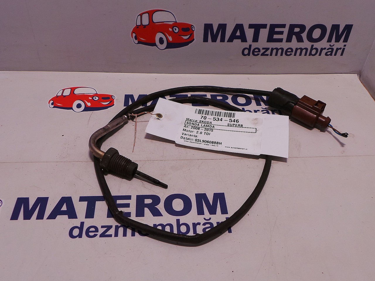 SONDA LAMBDA SKODA SUPERB 2.0 TDI - (2008 2015)