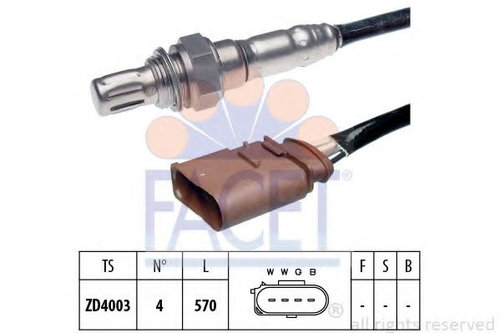 Sonda Lambda VW BORA Combi (1J6) (1999 - 2005) FACET 10.7090 piesa NOUA