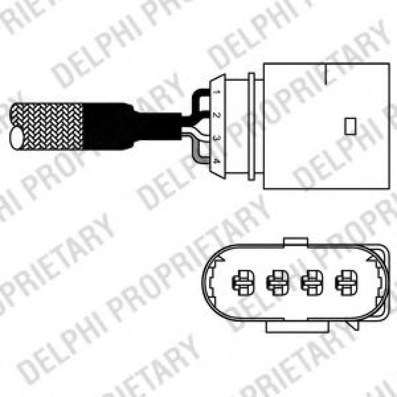 Sonda Lambda VW GOLF IV (1J1) (1997 - 2005) DELPHI ES10978-12B1 piesa NOUA
