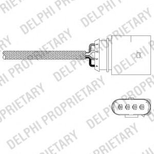 Sonda Lambda VW LUPO (6X1, 6E1) (1998 - 2005) DELPHI ES20340-12B1 piesa NOUA