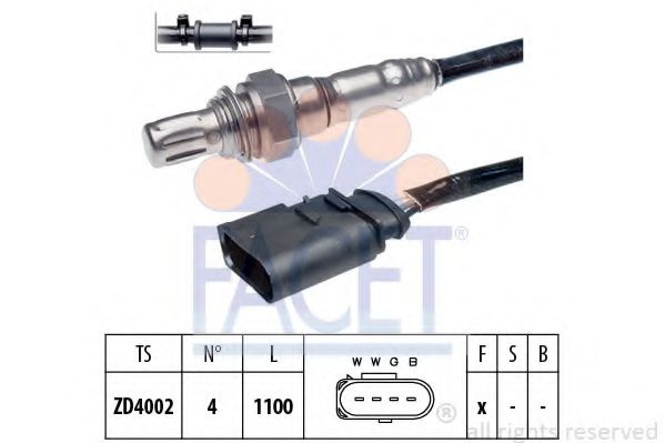 Sonda Lambda VW PASSAT (3B3) (2000 - 2005) FACET 10.7356 piesa NOUA