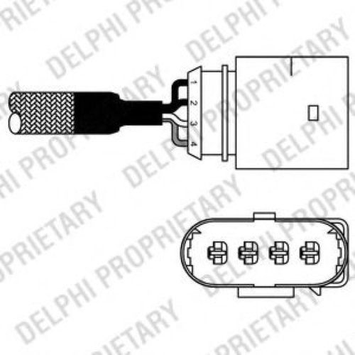 Sonda Lambda VW POLO (6N1) (1994 - 1999) DELPHI ES10978-12B1 piesa NOUA