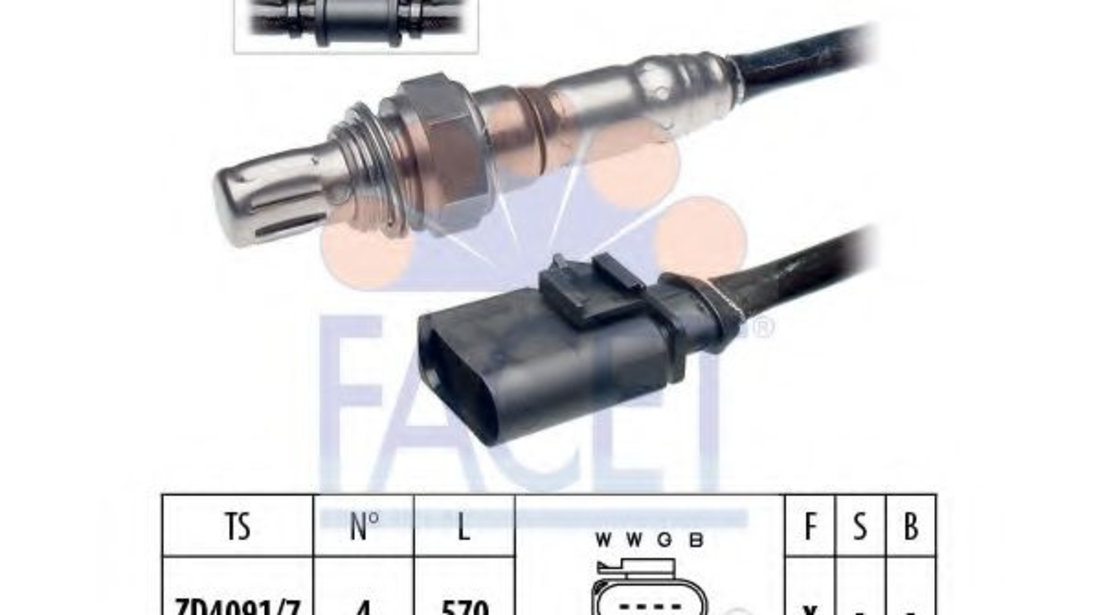 Sonda Lambda VW POLO (6R, 6C) (2009 - 2016) FACET 10.7932 piesa NOUA