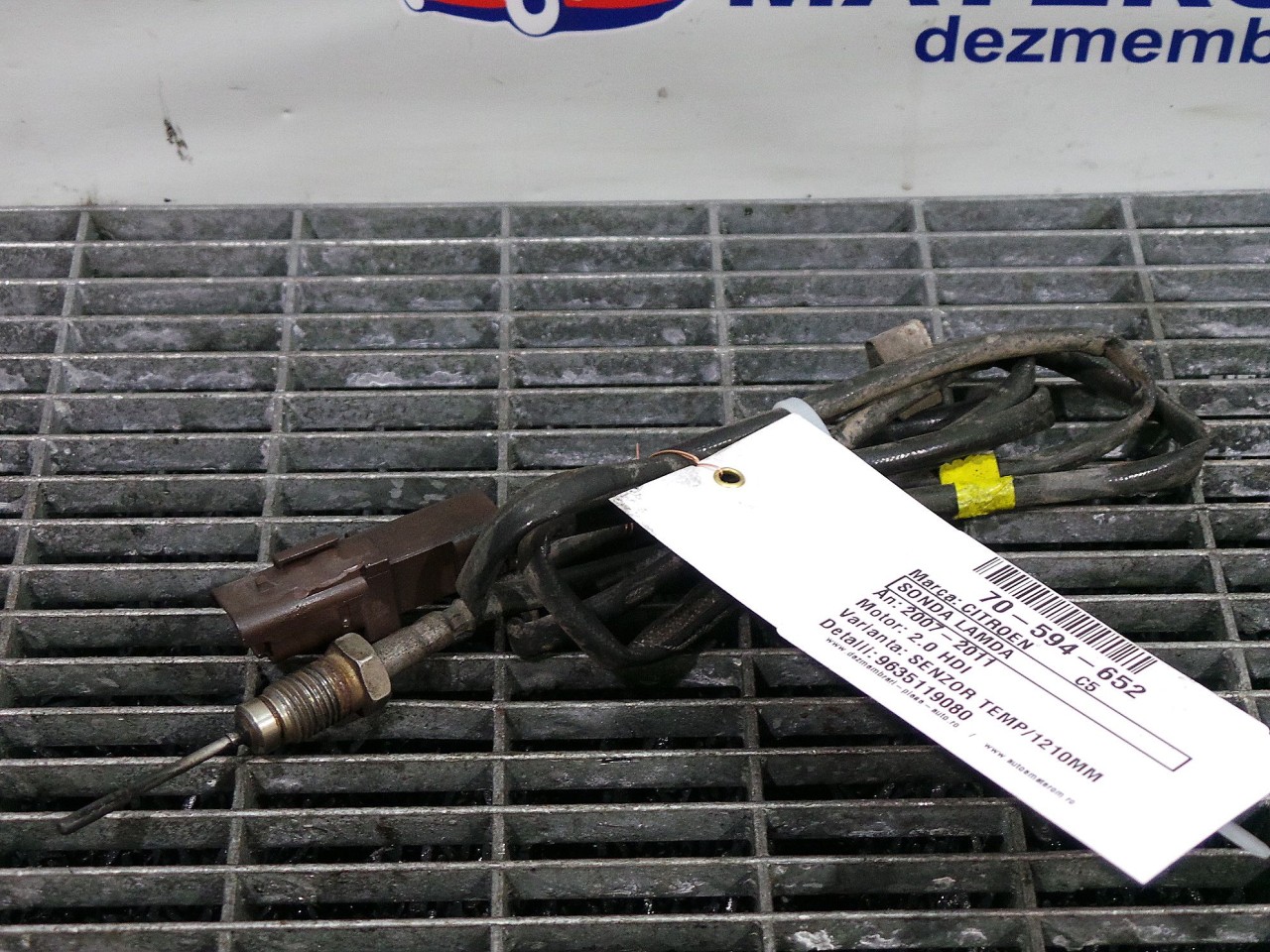 SONDA LAMDA CITROEN C5 C5 2.0 HDI - (2007 2011)