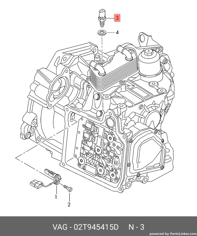 Sonda marsarier 02T945415D Vw Passat B7 2.0 TDI 2012 CFFB OEM 02T945415D