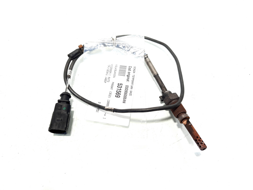 Sonda temperatura gaze, cod 03G906088AN, VW Passat (3C2), 2.0 TDI, BMP (id:531569)
