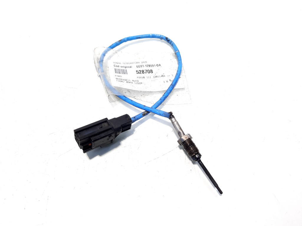 Sonda temperatura gaze, cod 6G91-12B591-DA, Ford Focus 3, 1.6 TDCI, T1DA (id:528708)