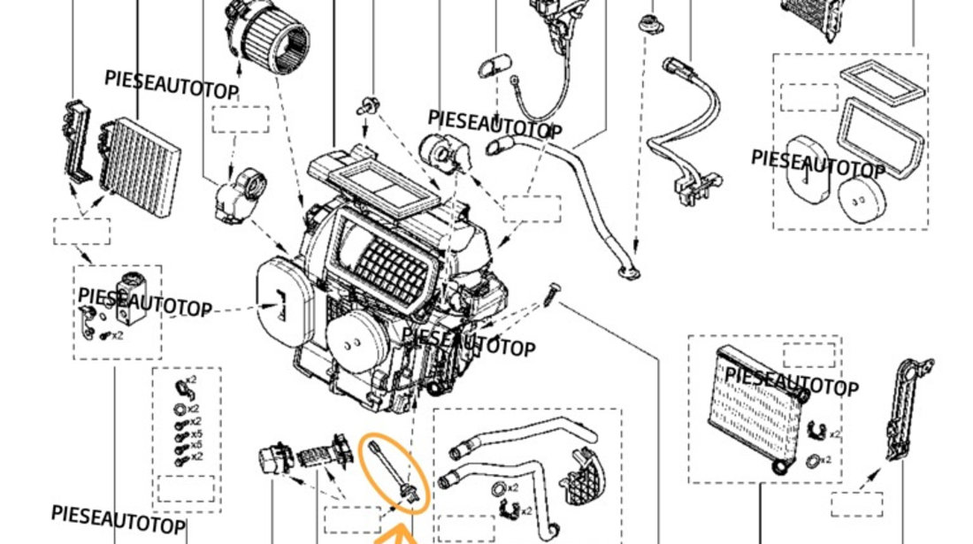 Sonda vaporizator Dacia Logan 2 MCV 2013-2020 NOUA 277230128R OE