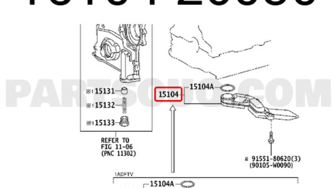 SORB ULEI PLASTIC DIN BAIE TOYOTA AVENSIS Rav 4 COROLLA AURIS EURO 4 SI EURO 5 2.0 SI 2.2 1AD-FTV 2AD-FTV