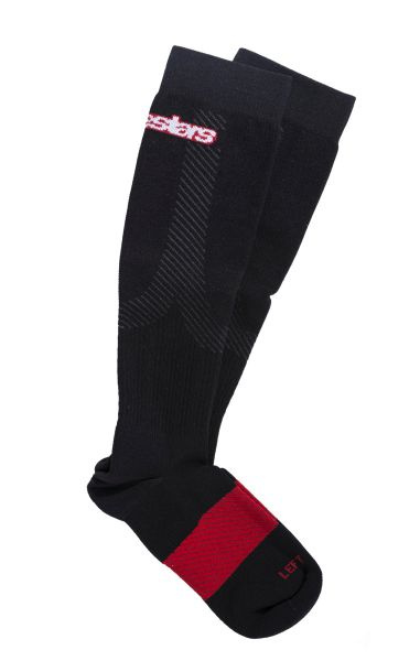 Sosete Moto Alpinestars Compression Negru / Rosu Marimea S 1700016/13/S