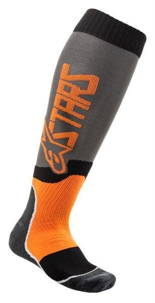 Sosete Moto Alpinestars Mx Mx Plus-2 Gri / Portocaliu Marimea S 4701920/9040/S
