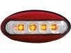 SP01LRC LUCAS ARIPA LED PEUGEOT 206/206CC FUNDAL ROSU-CRISTAL