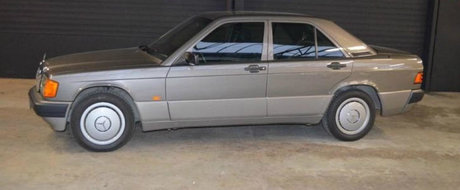 Special pentru nostalgici: Mercedes 190E cu 18.000 km la bord, de vanzare