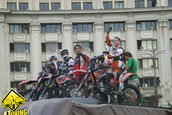 Spectacol rar la prima demonstratie de FMX din Romania
