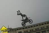 Spectacol rar la prima demonstratie de FMX din Romania