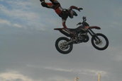 Spectacol rar la prima demonstratie de FMX din Romania